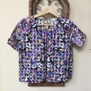 BCNU Black, blue, pink, white Top